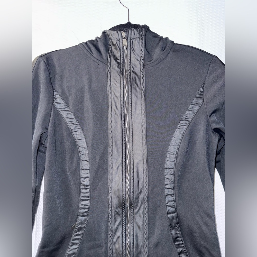 Athleta Verbier Fleece Lined Full-Zip Hooded Jacket Womens Size XS - Picture 3 of 12